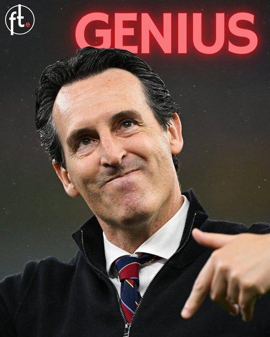 【大师👏】埃梅里在 2022 年 11 月接手阿斯顿维拉时，球队排在第14名，