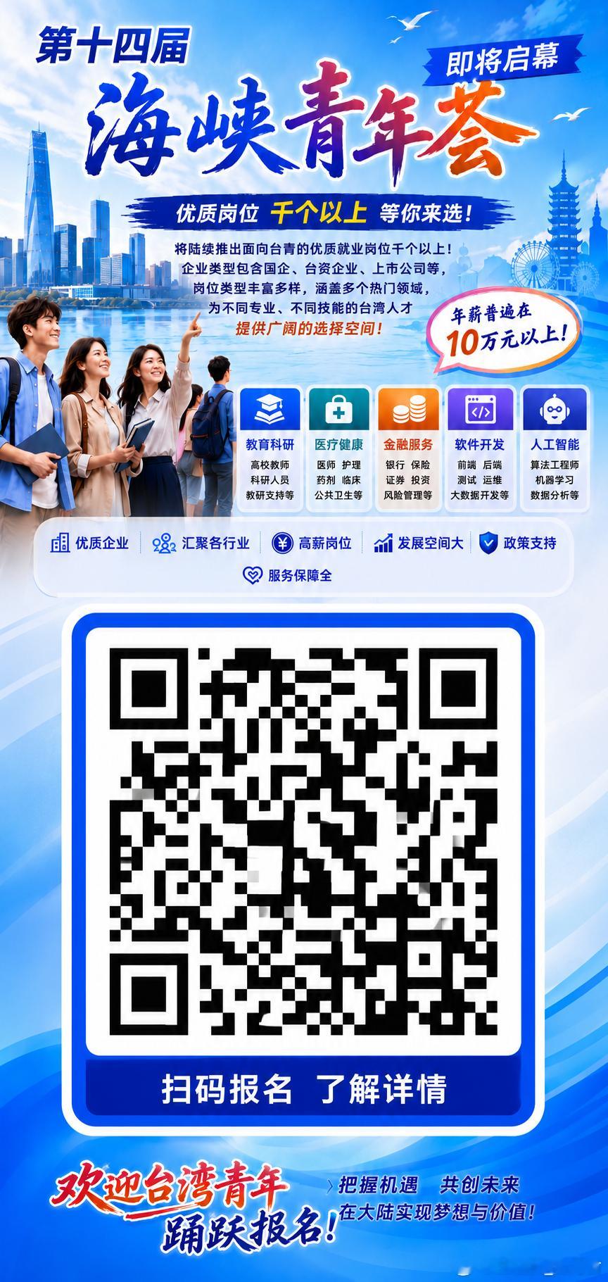 一张图证明我来过这里第十四屆海峽青年薈即將啓幕將陸續推出面向臺青的優質就業崗位千
