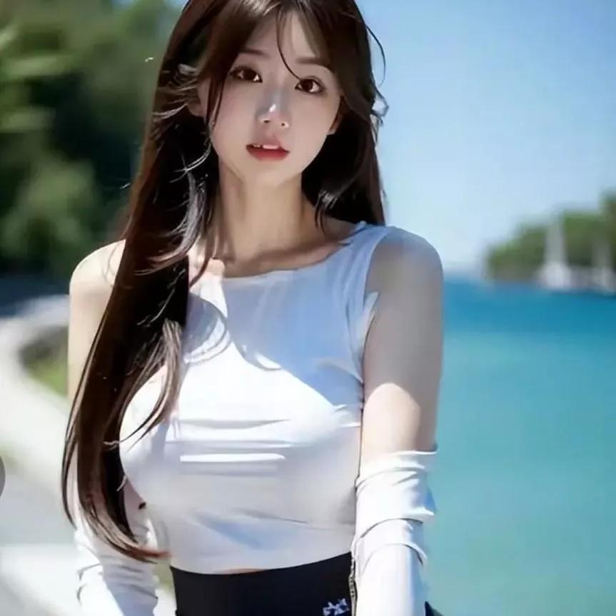 夏日清凉穿搭，白色上衣搭配黑色短裤，元气满满的一天！白色长裤穿搭 高腰白短裤搭配