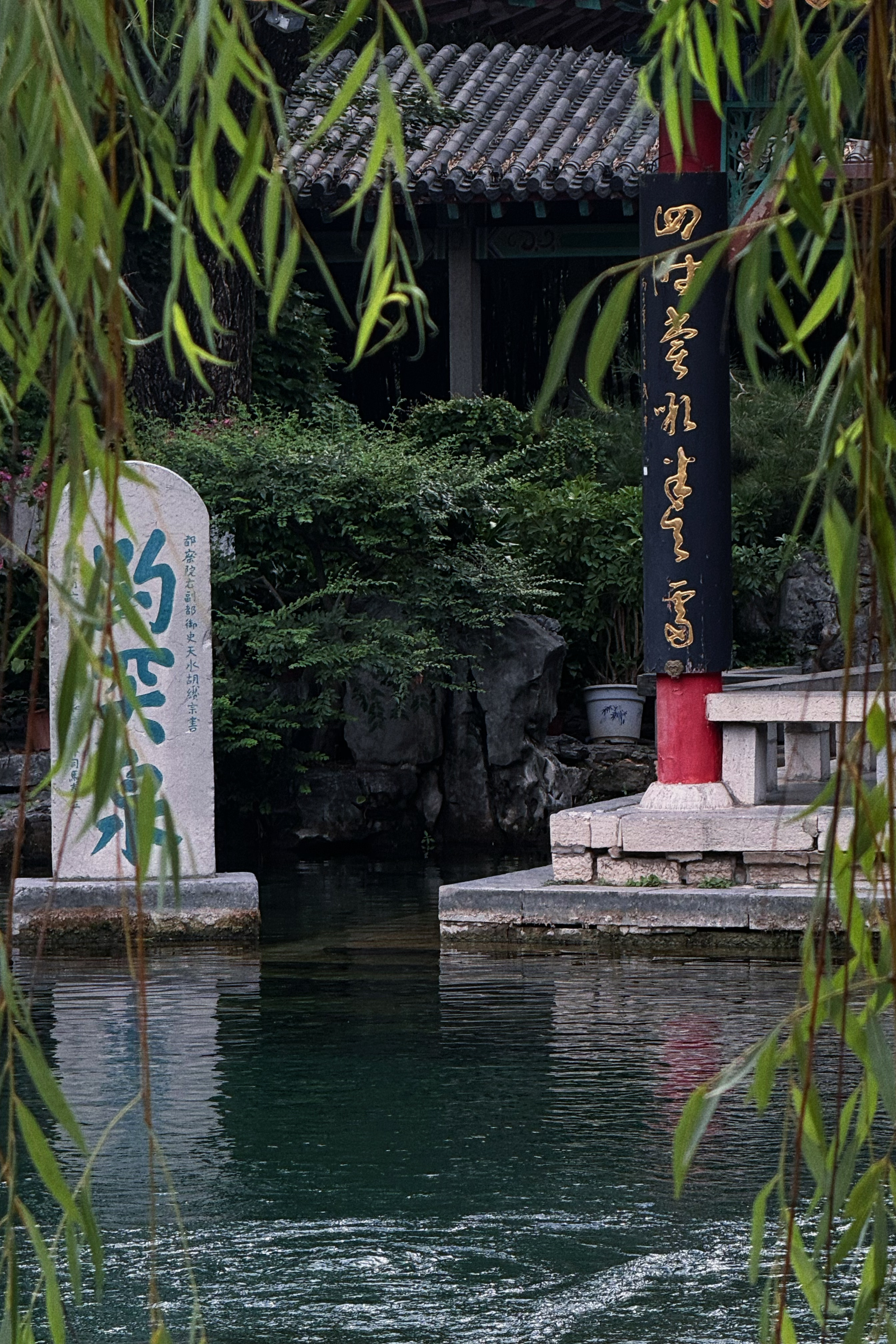 不是！我之前来济南的时候怎么没发现趵突泉这么好拍啊！！！真好看啊真好看啊！！！！