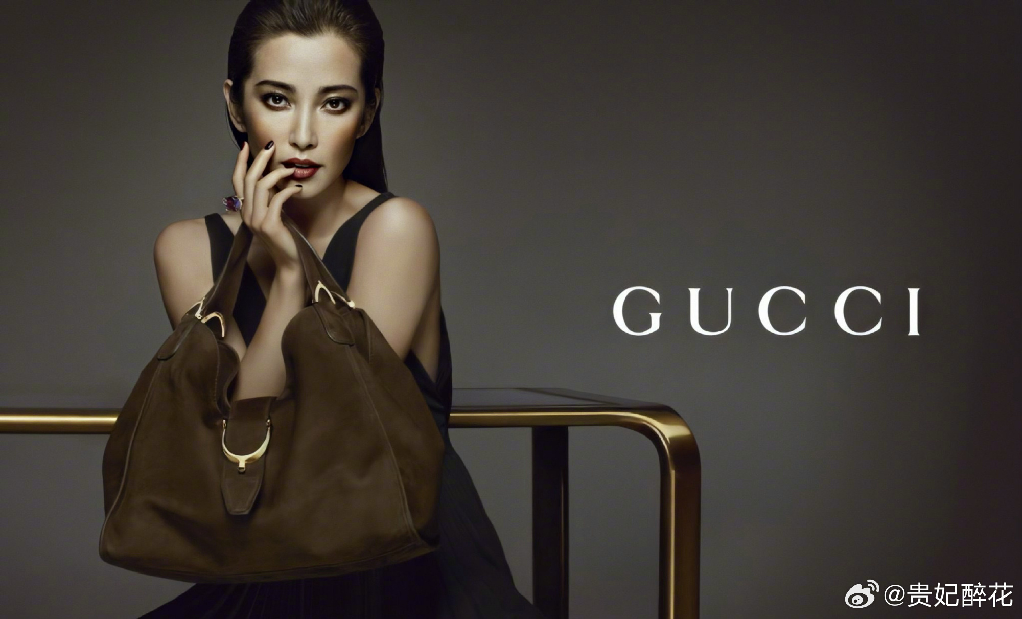 李冰冰 in Gucci 📸💋 风格大赏 看了新Gucci 包袋广告，就想到