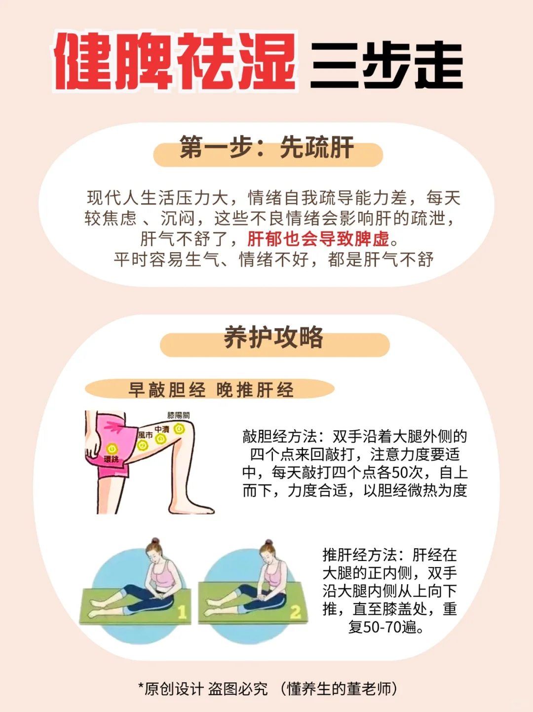 健脾祛湿三步走！顺序可别弄错了！💪