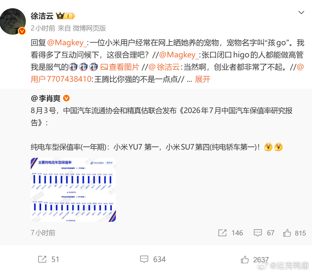 徐洁云最近火力好猛啊，不会真听了理记的话出来吸引火力了吧