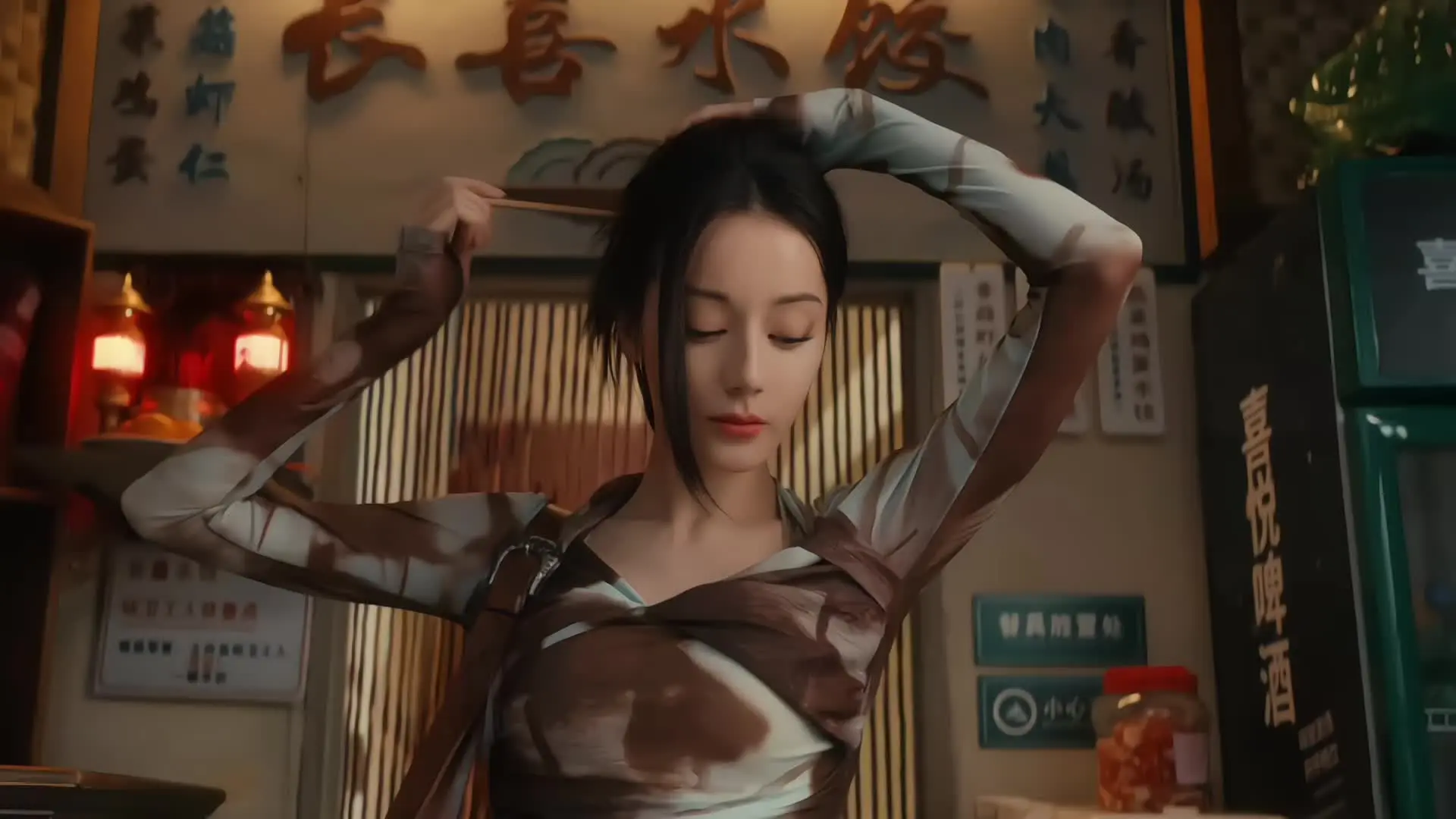 聂九罗女打一☝🏻