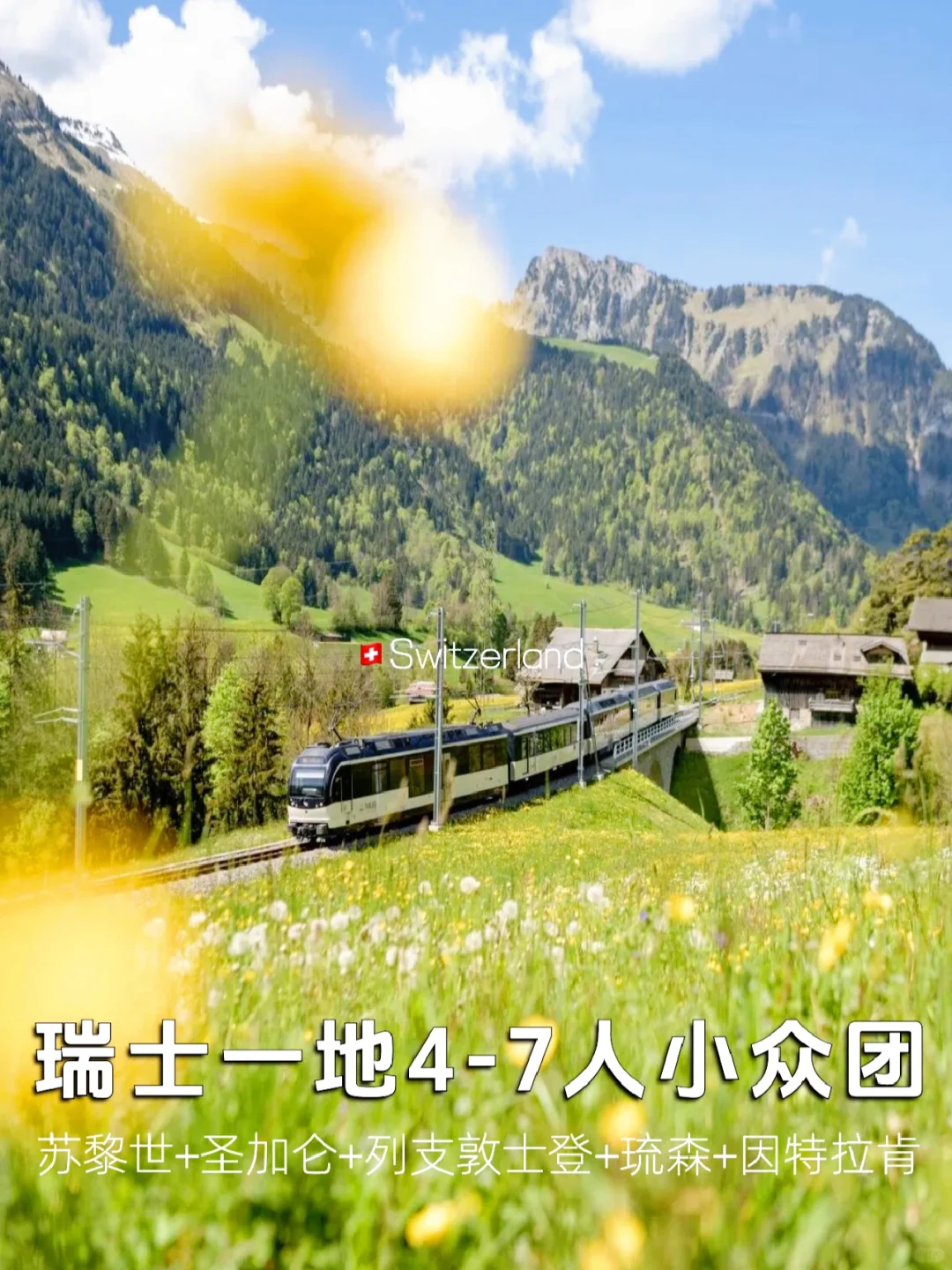 🇨🇭瑞士4-7人全景小团‼️奔驰7日游天天出发
