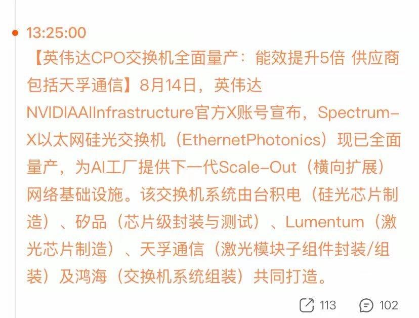 一到周末利好消息真的多，这个消息应该算是利好了吧。

英伟达官宣Spectrum