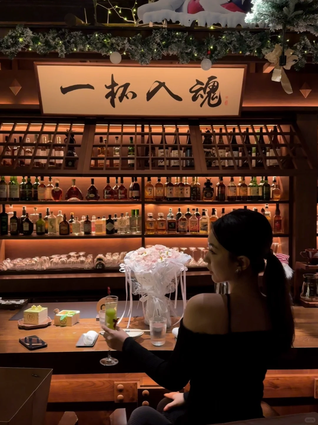 圣诞节氛围餐厅🎄首选长春左右烧鸟清酒吧‼️