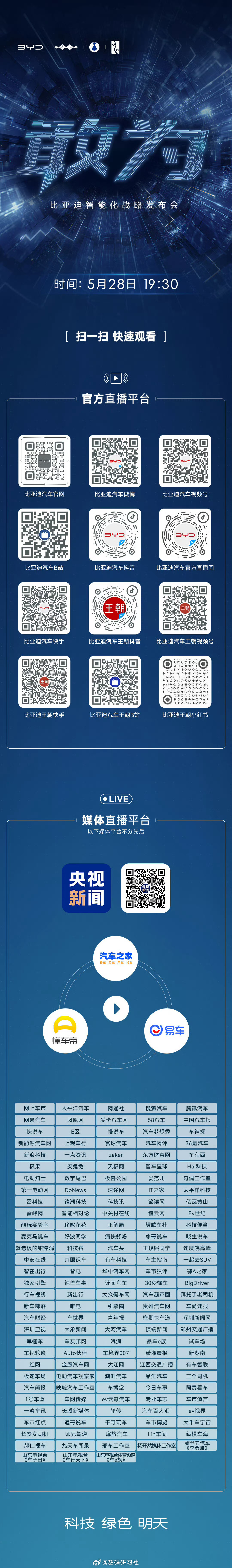 比亚迪智能化战略发布会 马上就是比亚迪的智能化战略发布会了，自研芯片、自研激光雷