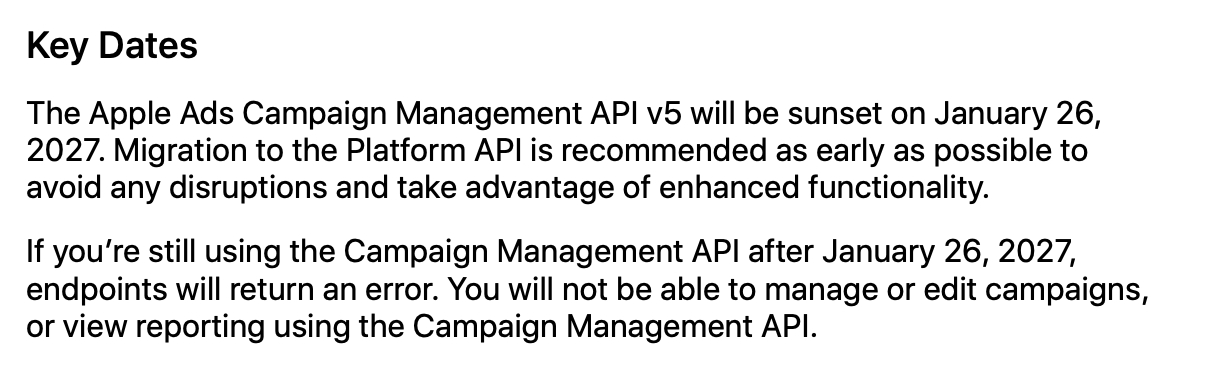 Apple 宣布，“Apple Ads Campaign Management 