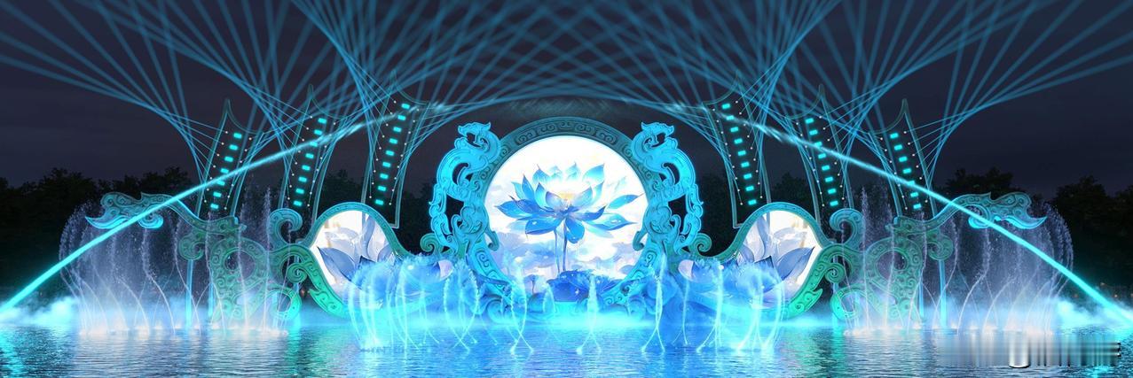 淄博人注意！原玉黛湖景区升级焕新，正式定名 “淄博花灯齐彩城”！这个集非遗花灯、