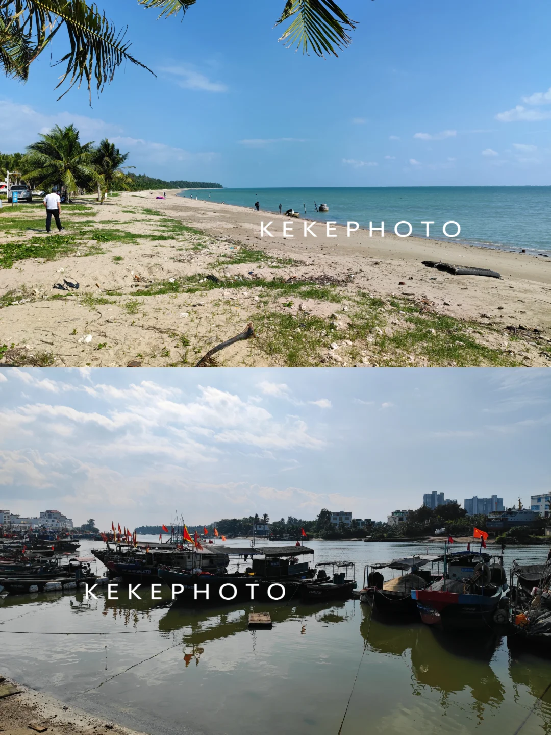 千年鱼港，海鲜集市，海南潭门码头