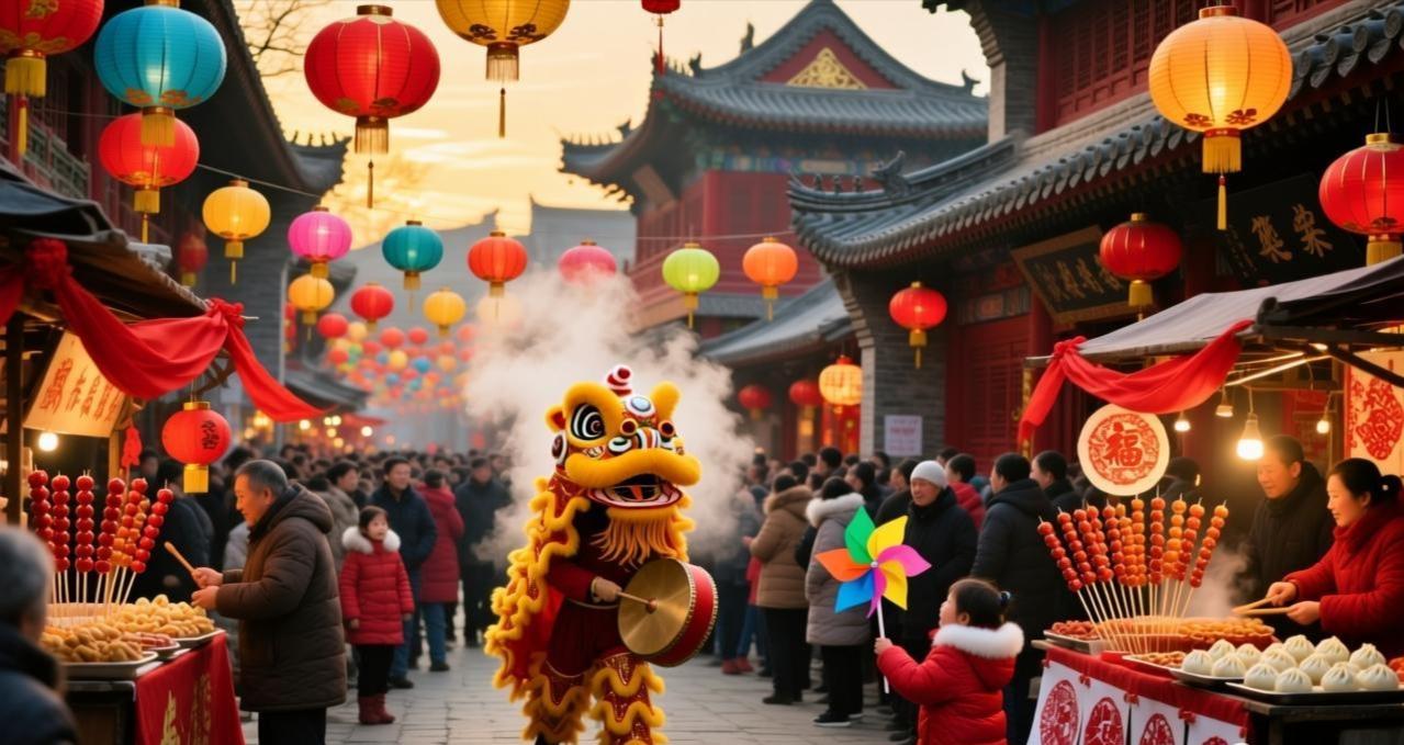 这是记忆中的庙会，烟火气与人情味交织，传承着最地道的中国年！🎊