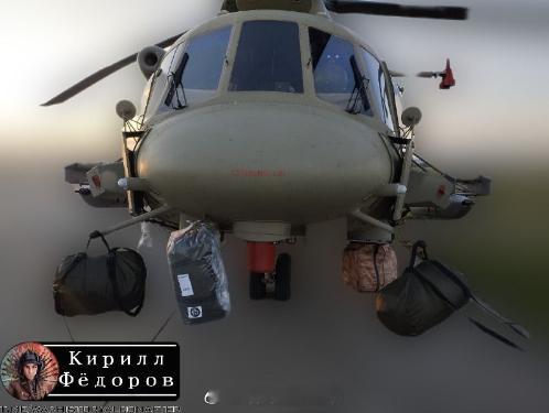 Mi-8家族配置最高最全面的型号Mi-8AMTSh-VN也参与了俄乌战争，传感器