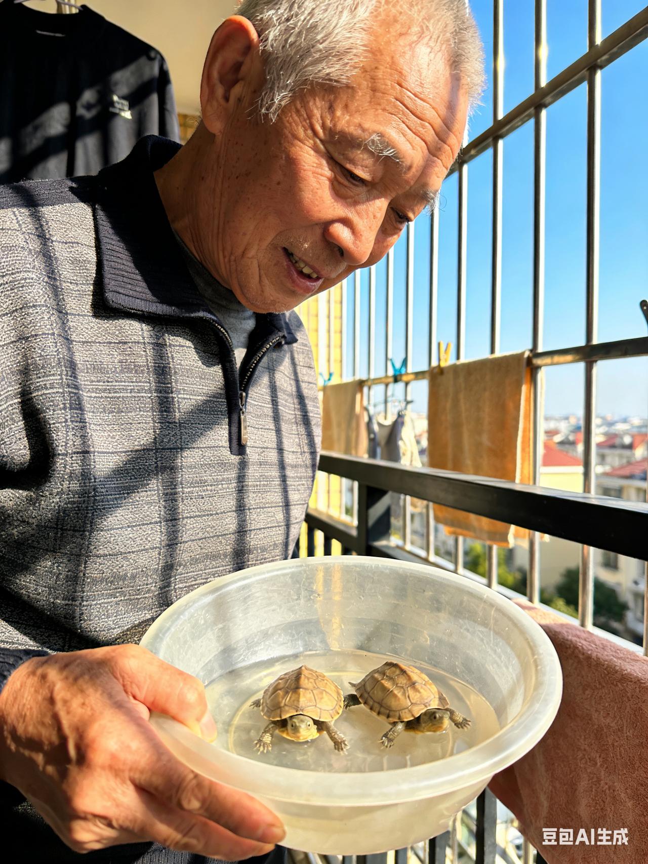 5元买回两只小龟，老伴细心照料，最终选择放生小东江
 
前两个月，爱人在桥北菜市