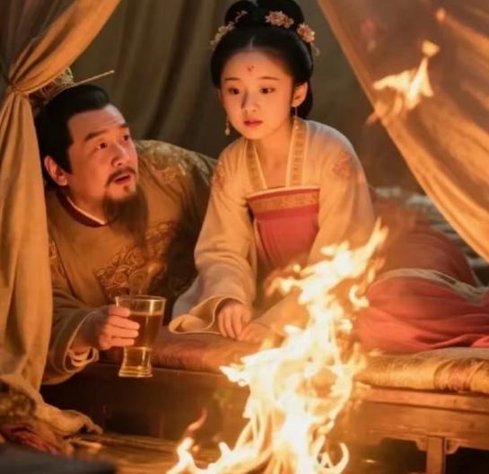 公元1561年，嘉靖帝喝醉了酒，召幸13岁的小宫女尚氏。玩到尽兴时，尚氏在帐子里