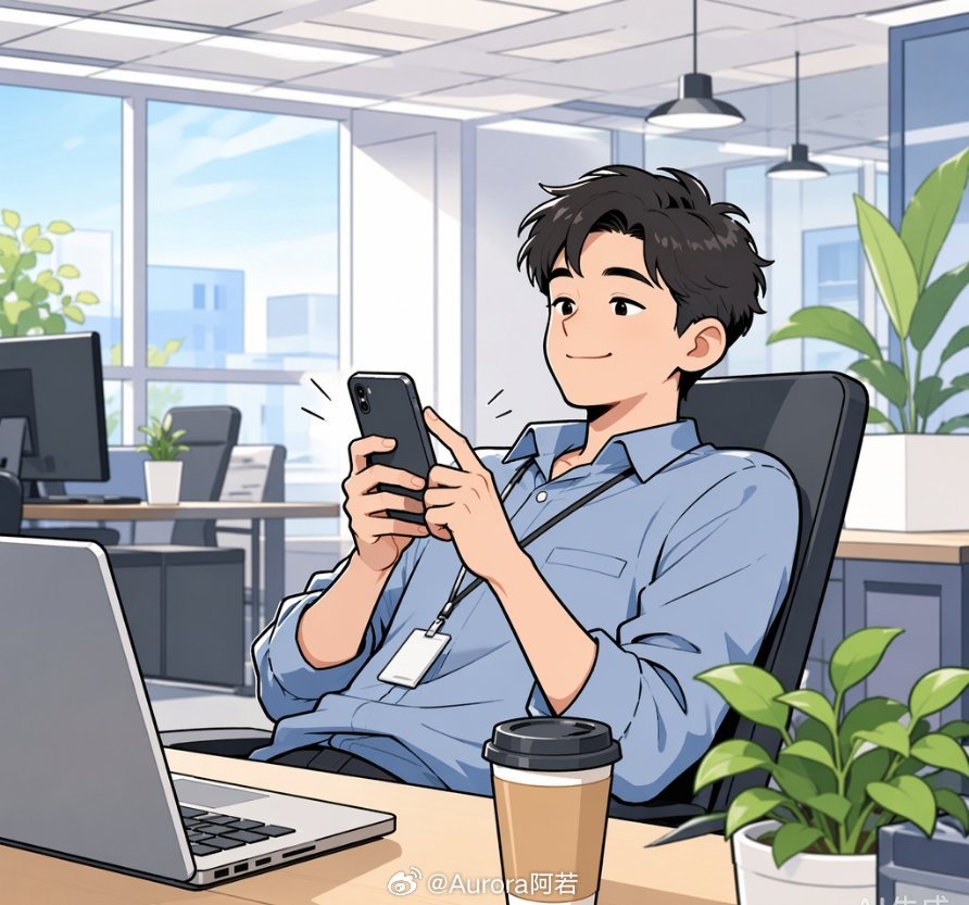 上班哪有什么秒回，纯粹是屁股焊在工位上，手边正好没活儿。🙃别误会，这不是敬业，