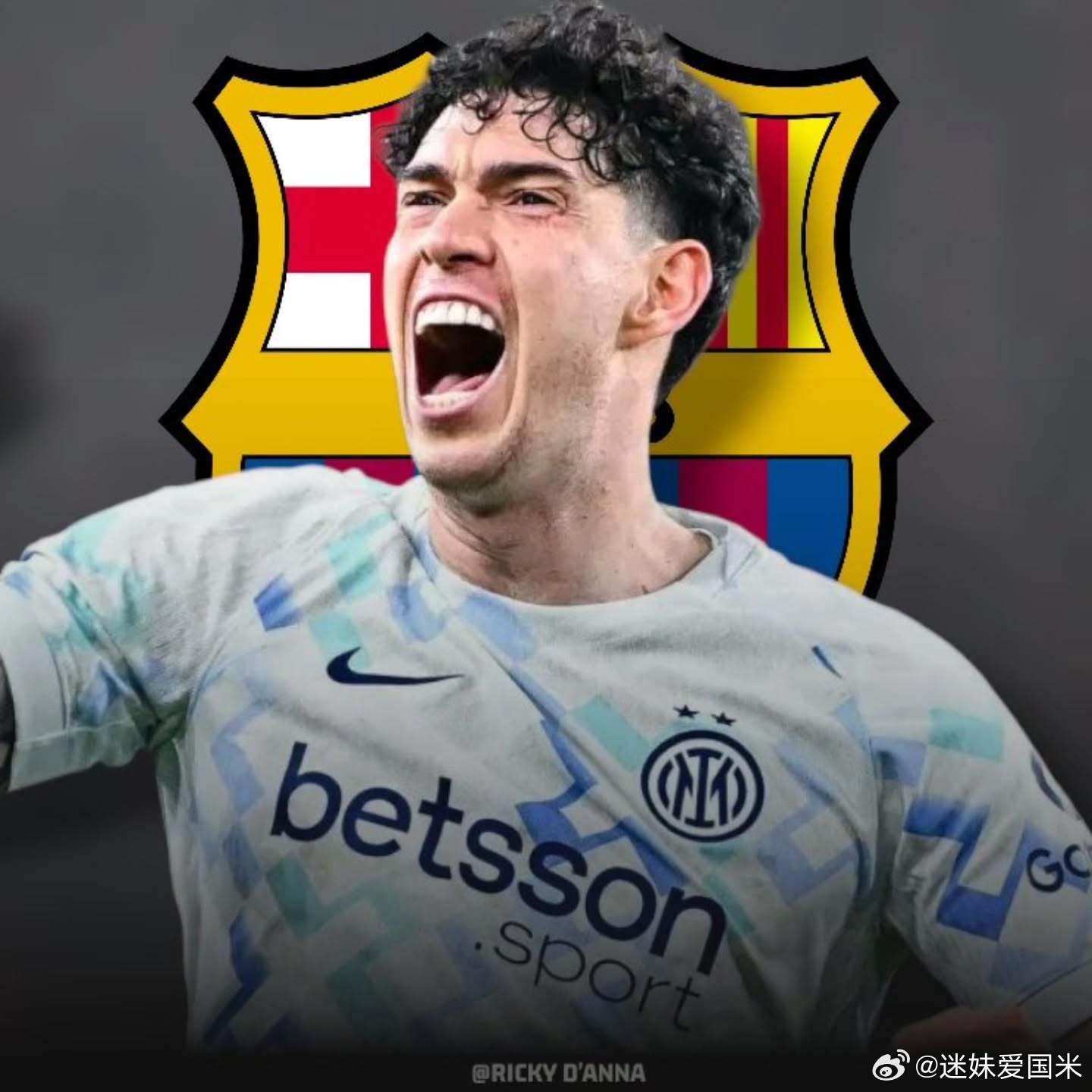 TMW记者切卡里尼：国际米兰为了防止巴萨挖角，希望延长巴斯托尼的合同。国际米兰热