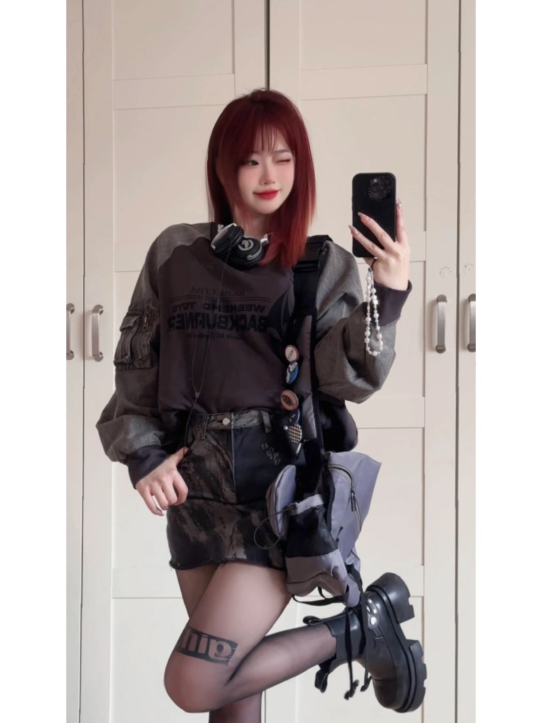 辣妹穿搭🖤黑色系绝了！
