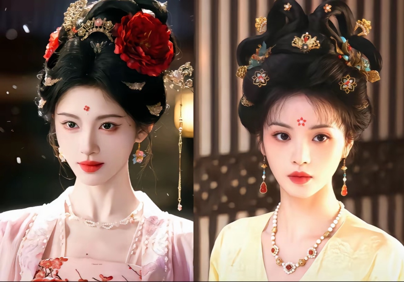 鞠婧祎棋局变装田曦薇逐玉破万贺图 【鞠婧祎 田曦薇】精心雕琢的艳与极致浓颜的甜 