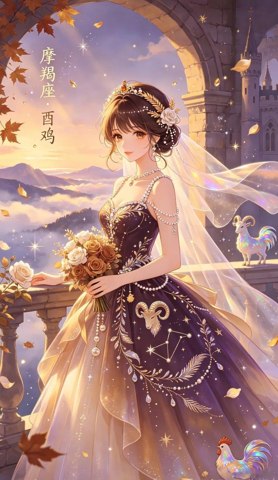 高甜绝美十二星座·&·生肖婚纱礼服情侣壁纸｜《上篇》 