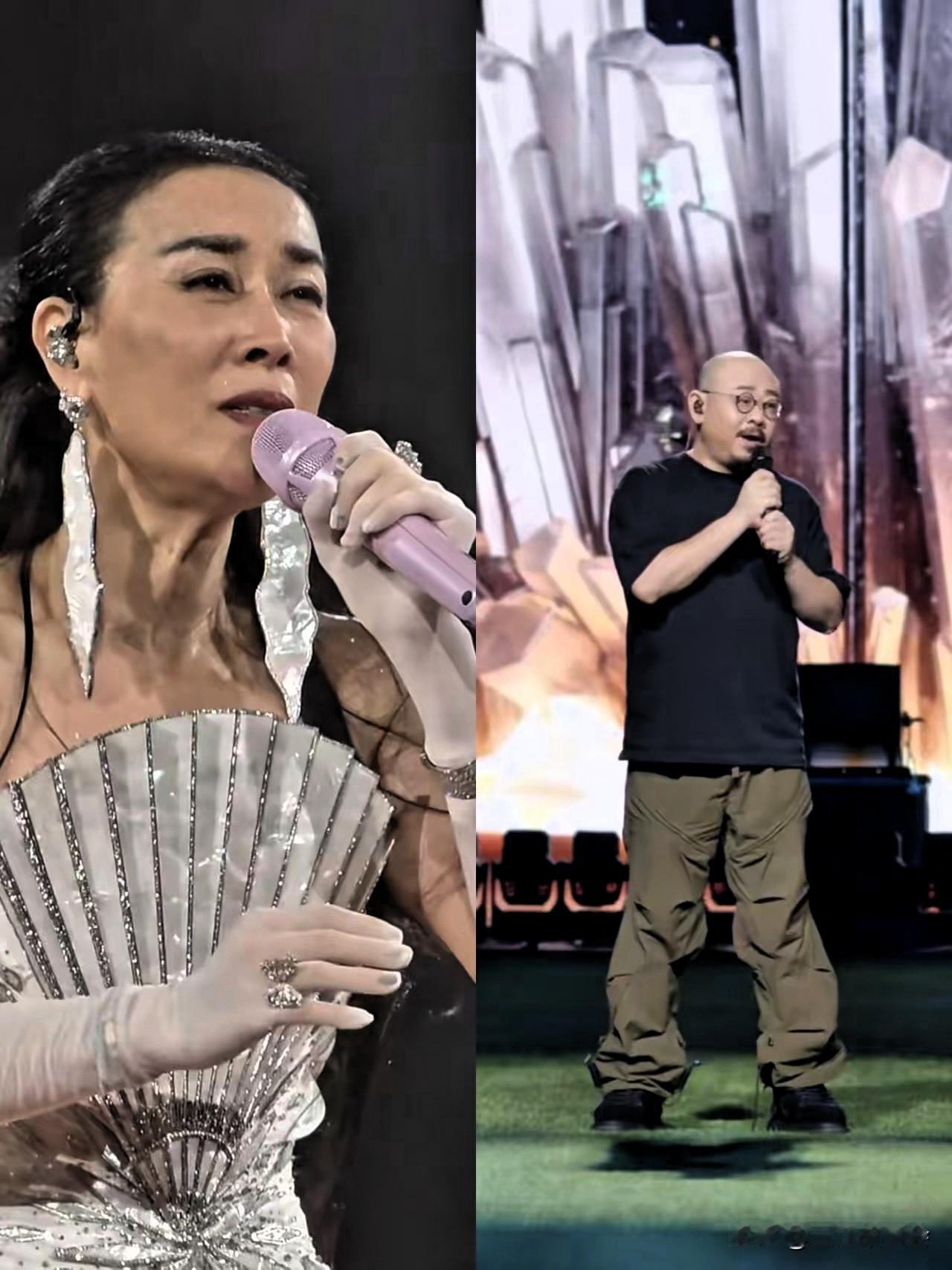 那英这场演唱会，
​如果非要和刀郎比较，
​那我只能说，她比刀郎强在了助阵的朋友