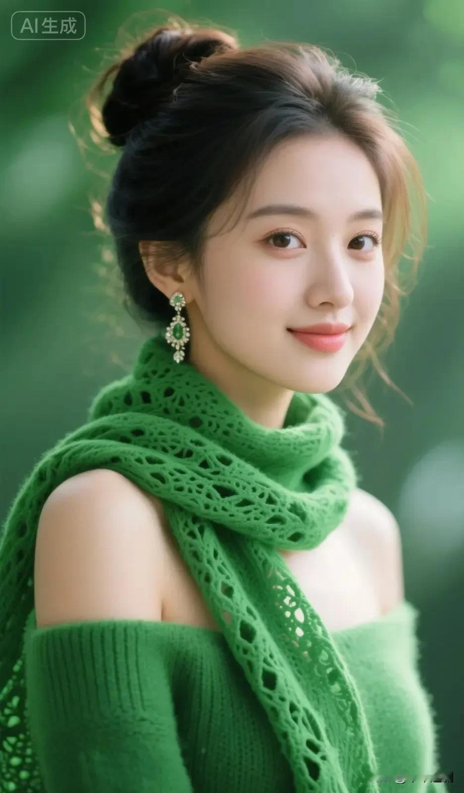 什么年龄段的女人最有女人味?
把春天穿在身上，一抬眼，就撞进了满目的温柔绿意里。