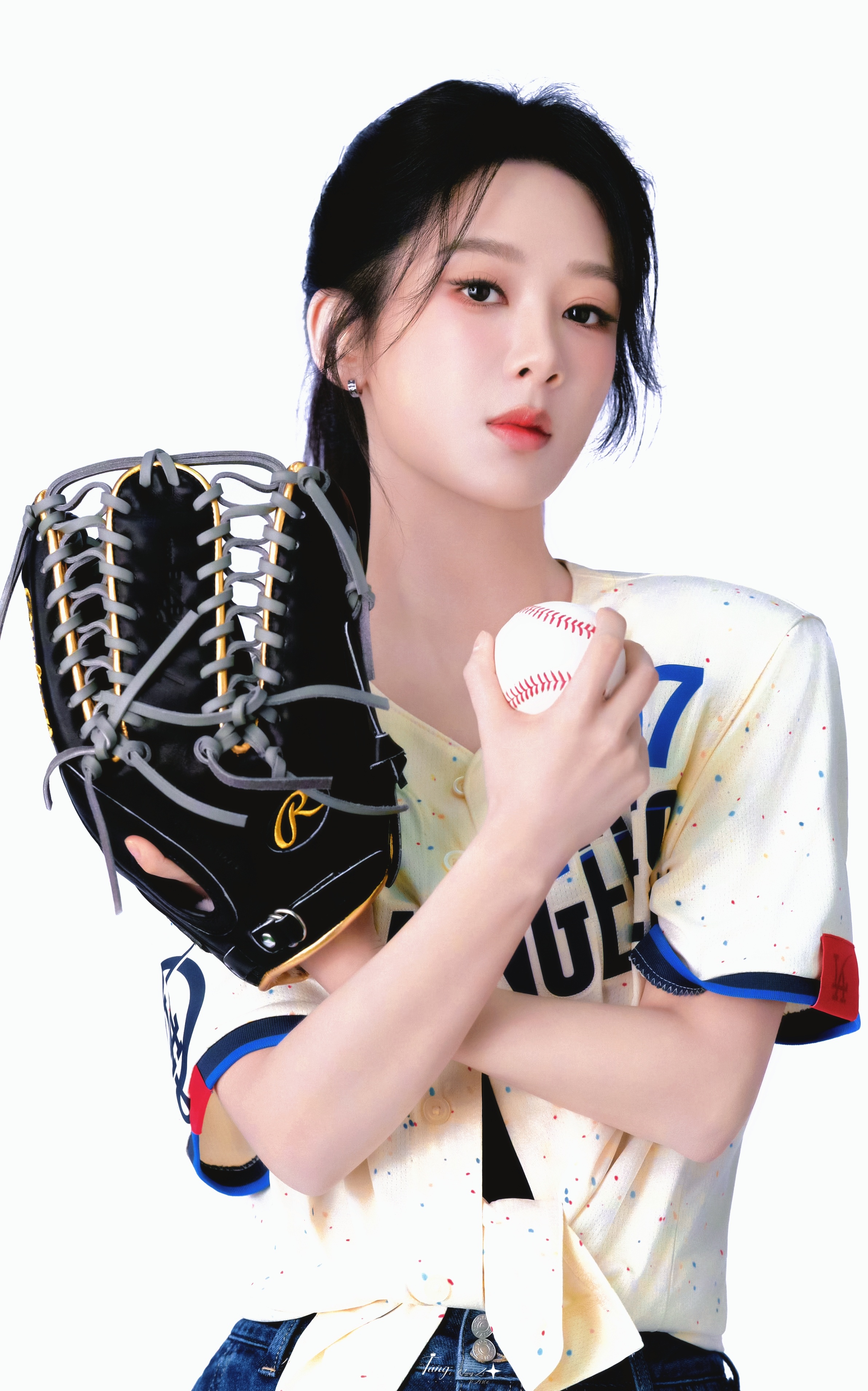 杨紫♡“棒球⚾少女”杨紫mlb棒球文化推广大使 yz杨紫李祯