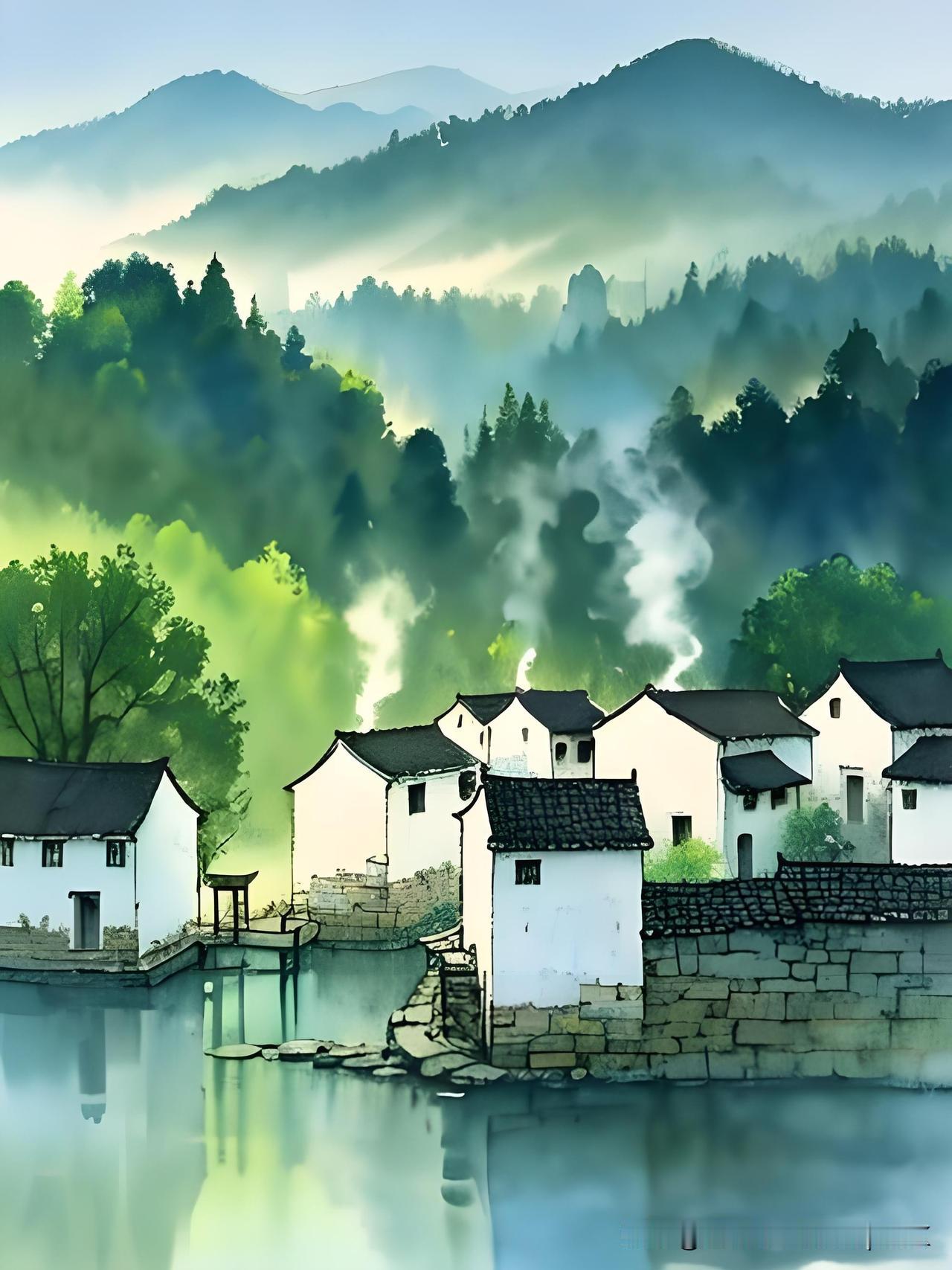 《夏日幽居》
——宋·金朋说
小隐楼台绿树中，
藕塘花艳散香风。
纶巾羽扇薰风坐