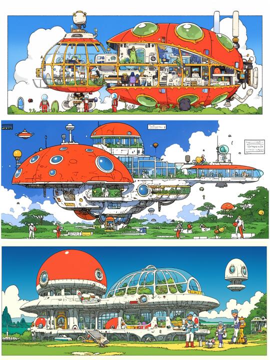 原子朋克时代的幻想居所