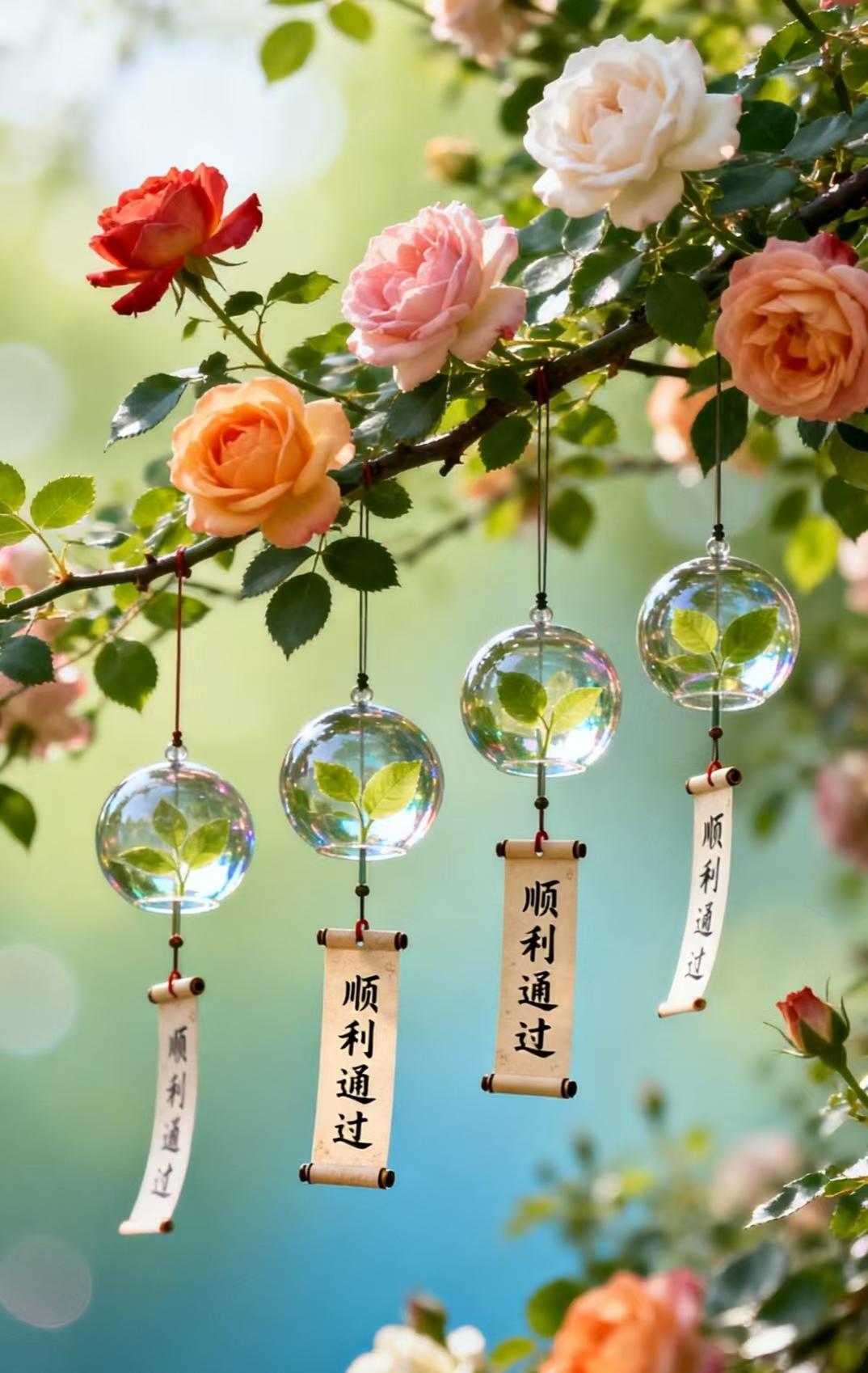 希望今日顺利通过考试