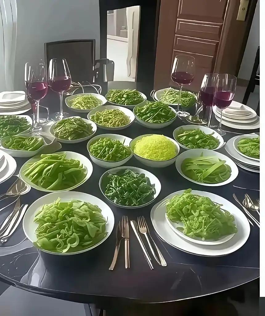 第一次来女朋友家见家长，他爸妈做了这样一桌子菜，这是几个意思？