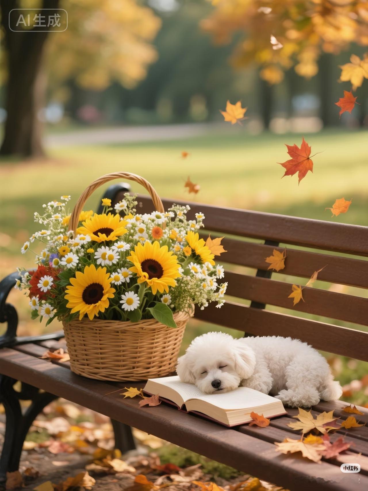今朝细雨润红花