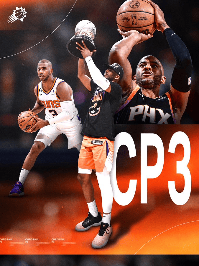太阳官方社媒发文向保罗送上祝福：祝贺退役，@CP3