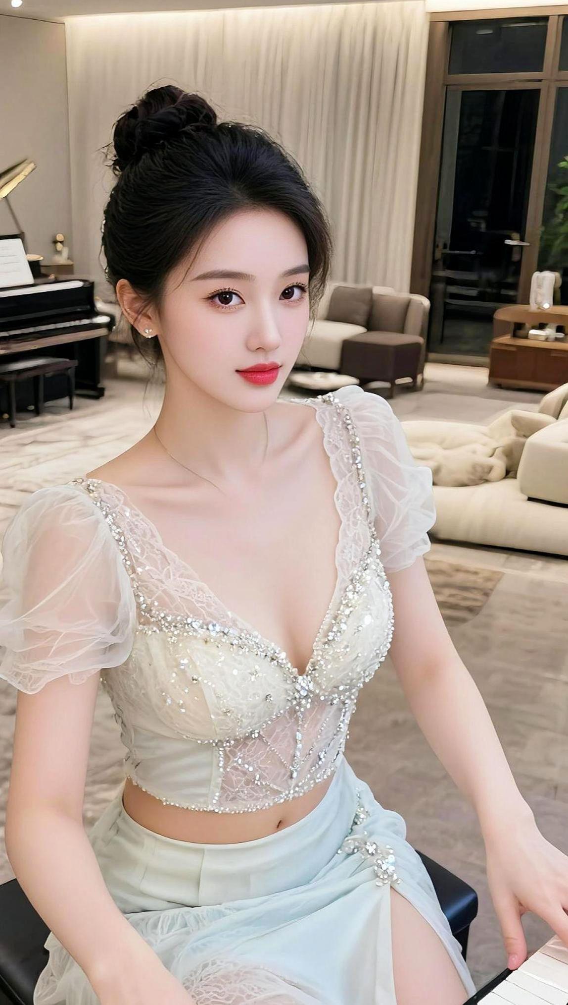 AI奢华风情写真   抖音ai创作