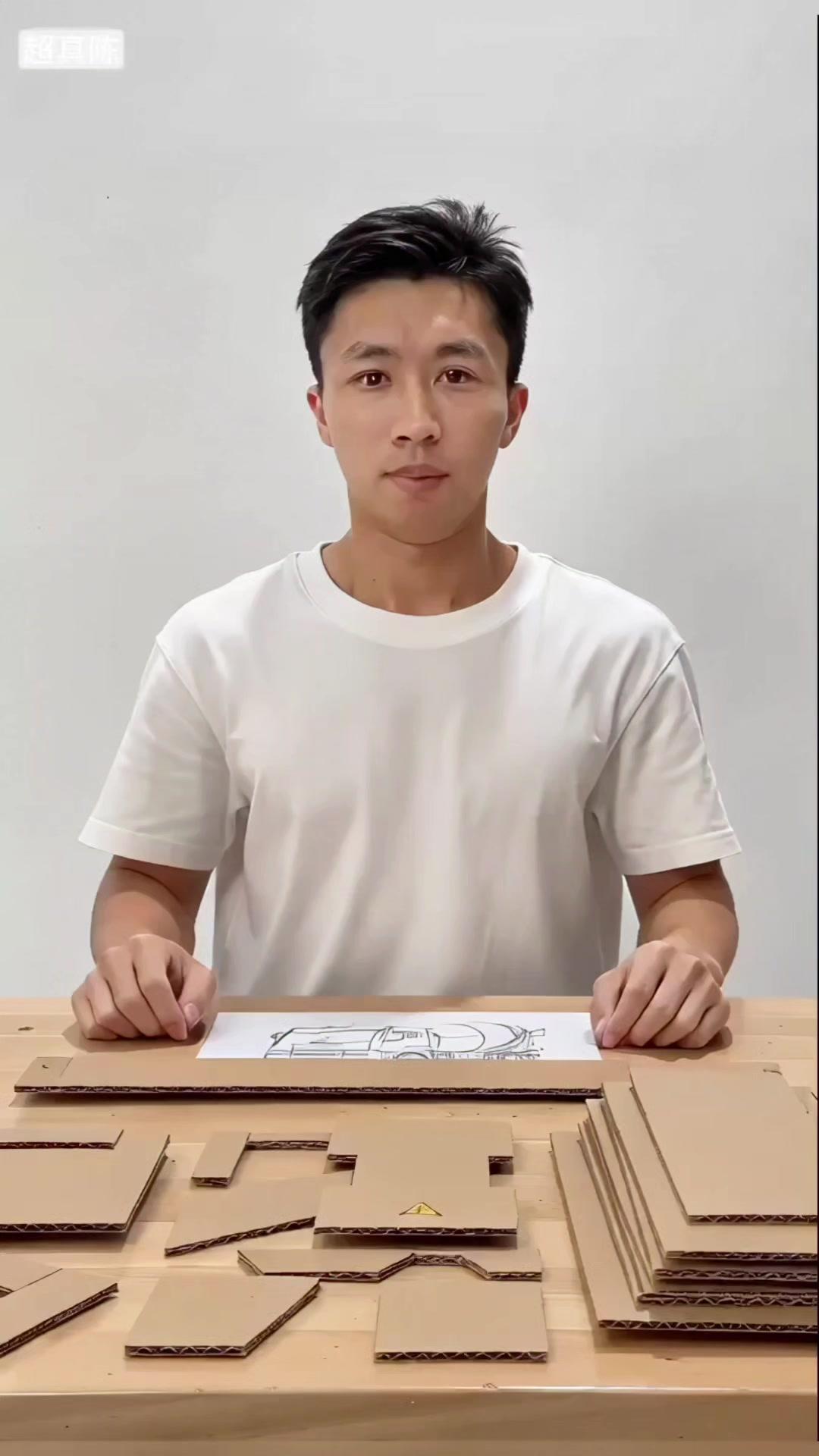 用普通硬纸板就能复刻解放J6P混凝土搅拌车？10个人有9个说做不出工程车的厚重气