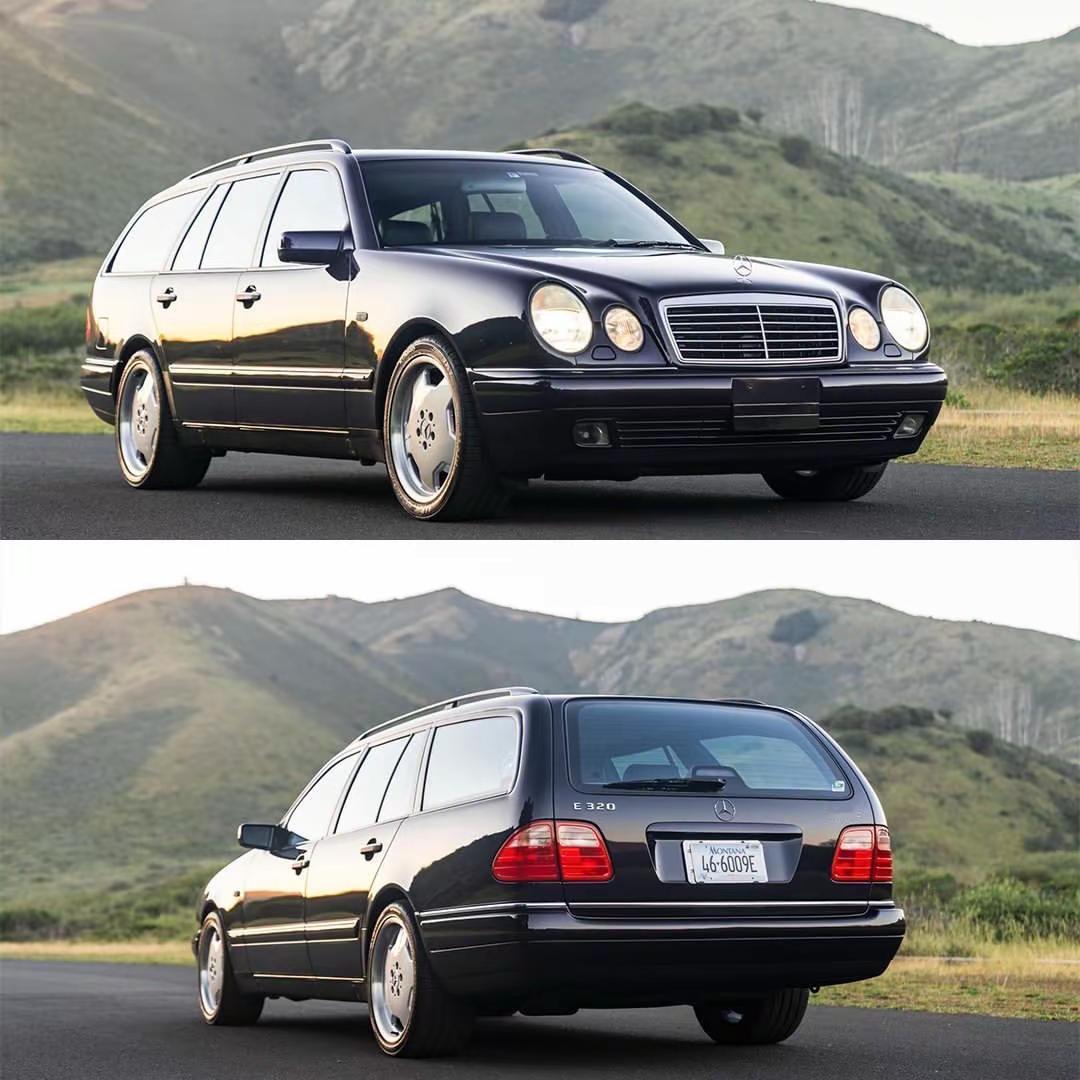 奔驰 E320。这台 1998 款奔驰 E320，是一辆少见的 Avantgar