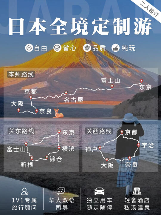 想省心玩尽兴❗日本定制旅游🫰🏻妥妥不踩坑