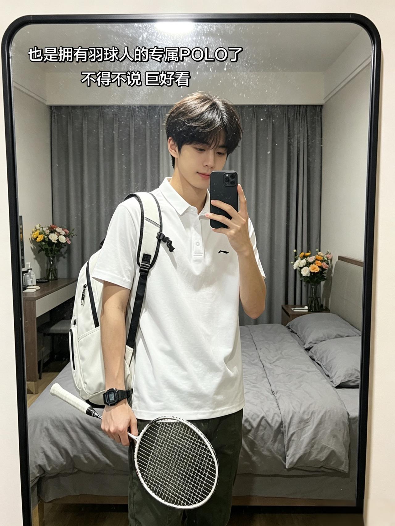也是拥有羽球人的专属POLO了
不得不说 巨好看