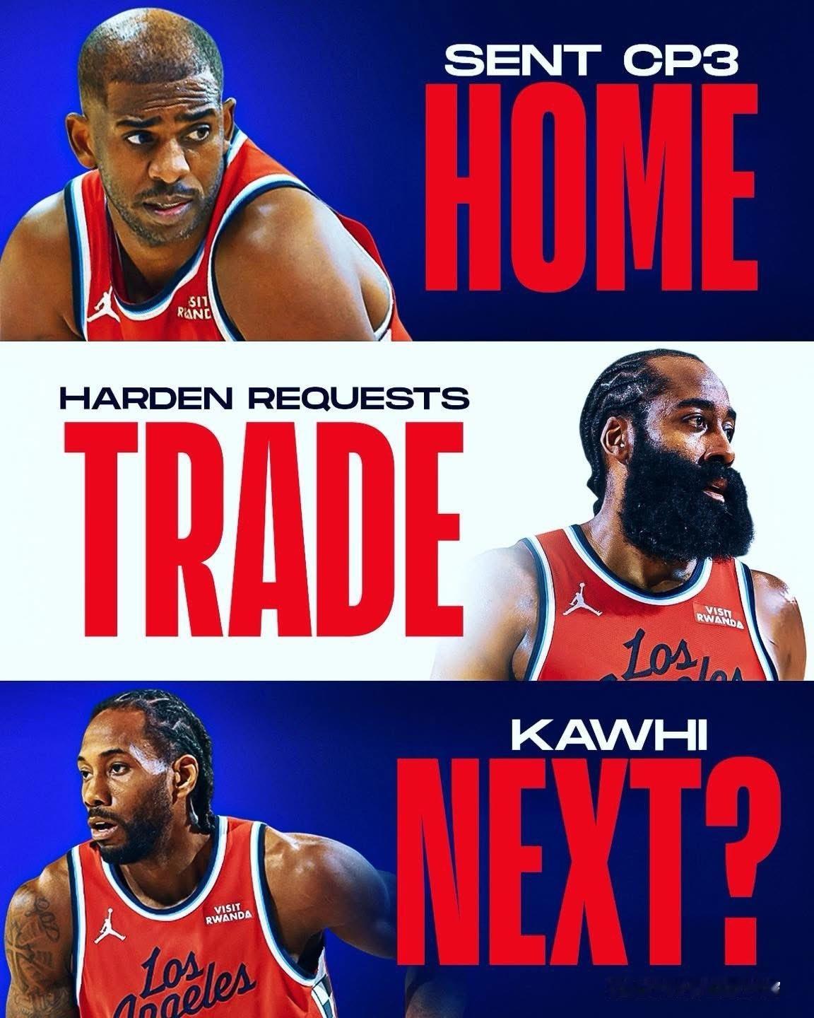 快船球迷们又开始感到一种熟悉的恐惧👀赛季过半，这赛季就像一个警示。科怀·伦纳德