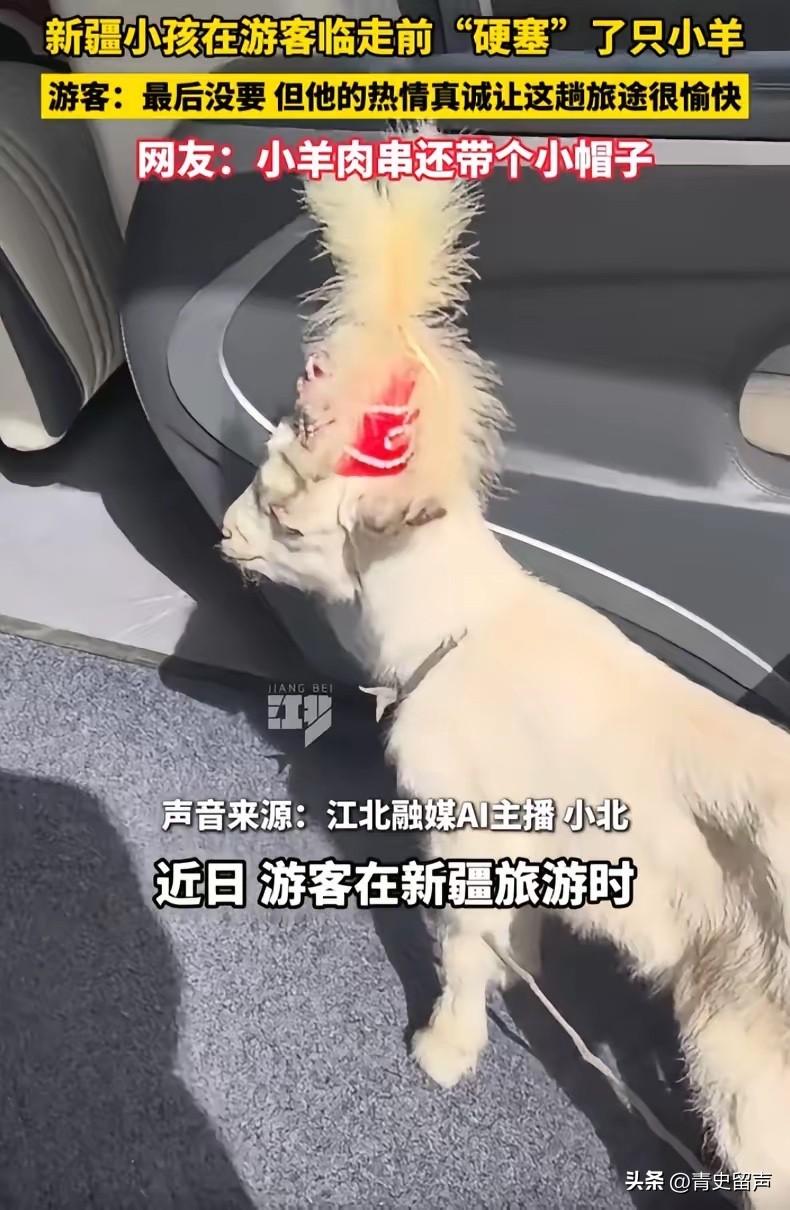 这小孩哥真能处！新疆一女子自驾游，与路边男孩玩得投缘。本以为是萍水相逢，不料临走