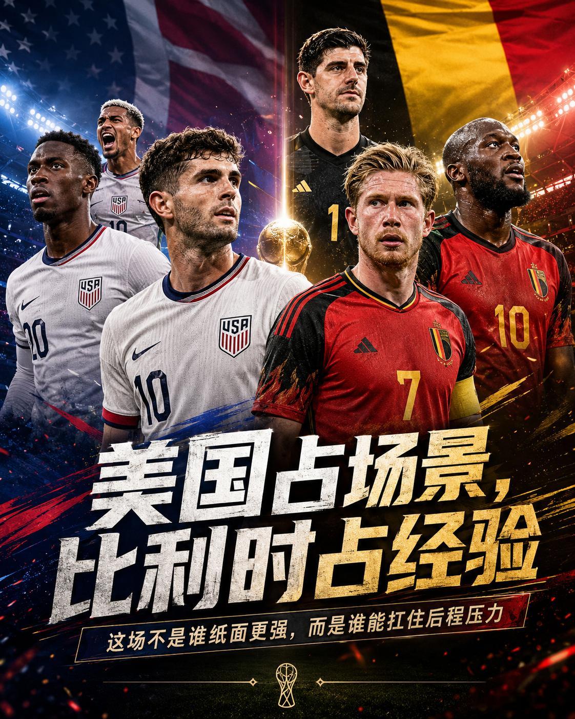 白熊这场更关注一个核心：不是美国硬实力一定强于比利时，而是这场具体比赛里，美国拿