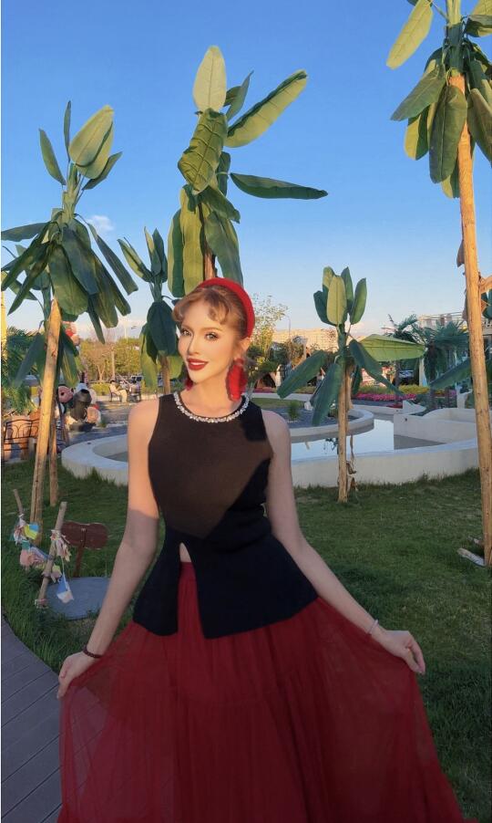 红色和夕阳也很搭，好看么？😋