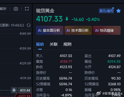 时间，点位卡的刚刚好，晚间这波多策略给出做进去就开始反弹，现在上来4107位置又
