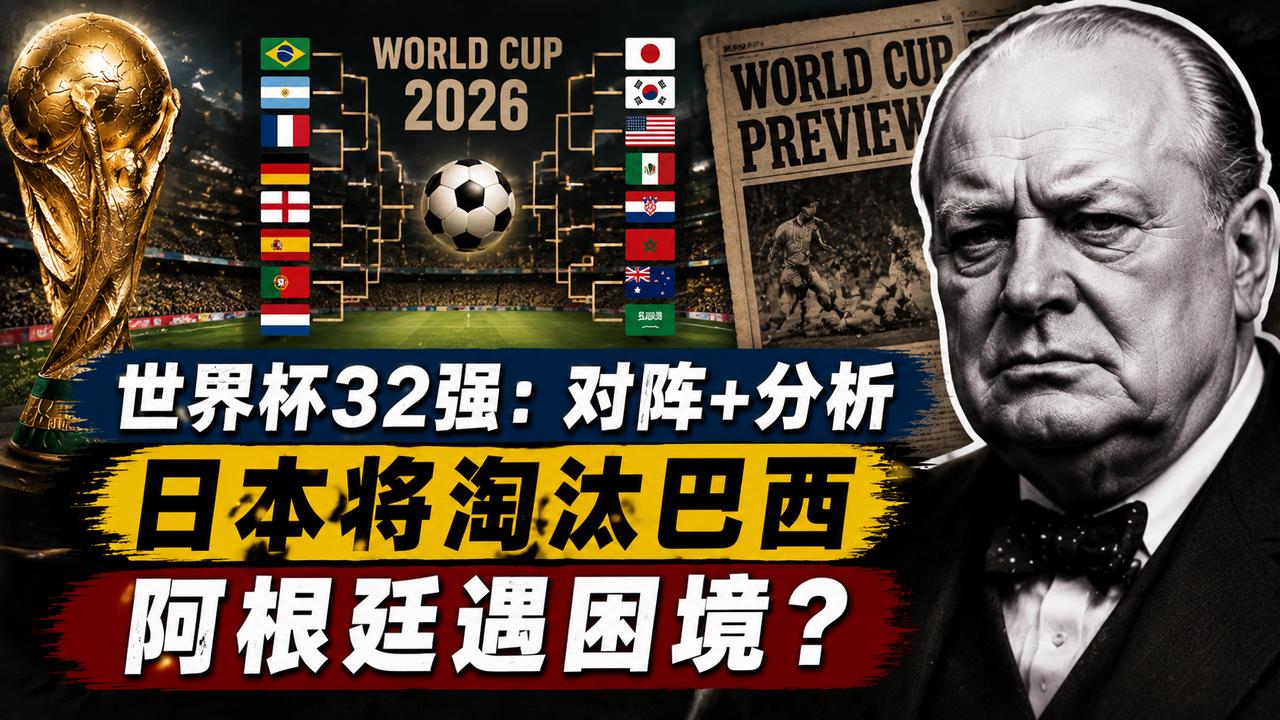 世界杯32强：对阵+分析 日本将淘汰巴西 阿根廷遇困境？
巴西对阵日本到底谁能晋