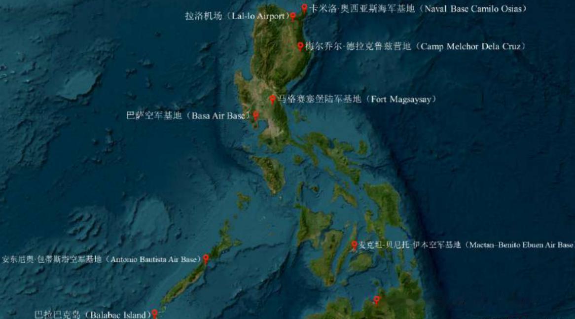菲律宾还以为那 9 个美军基地是护身符，其实那是把自己绑上了美国的战车当炮灰！美