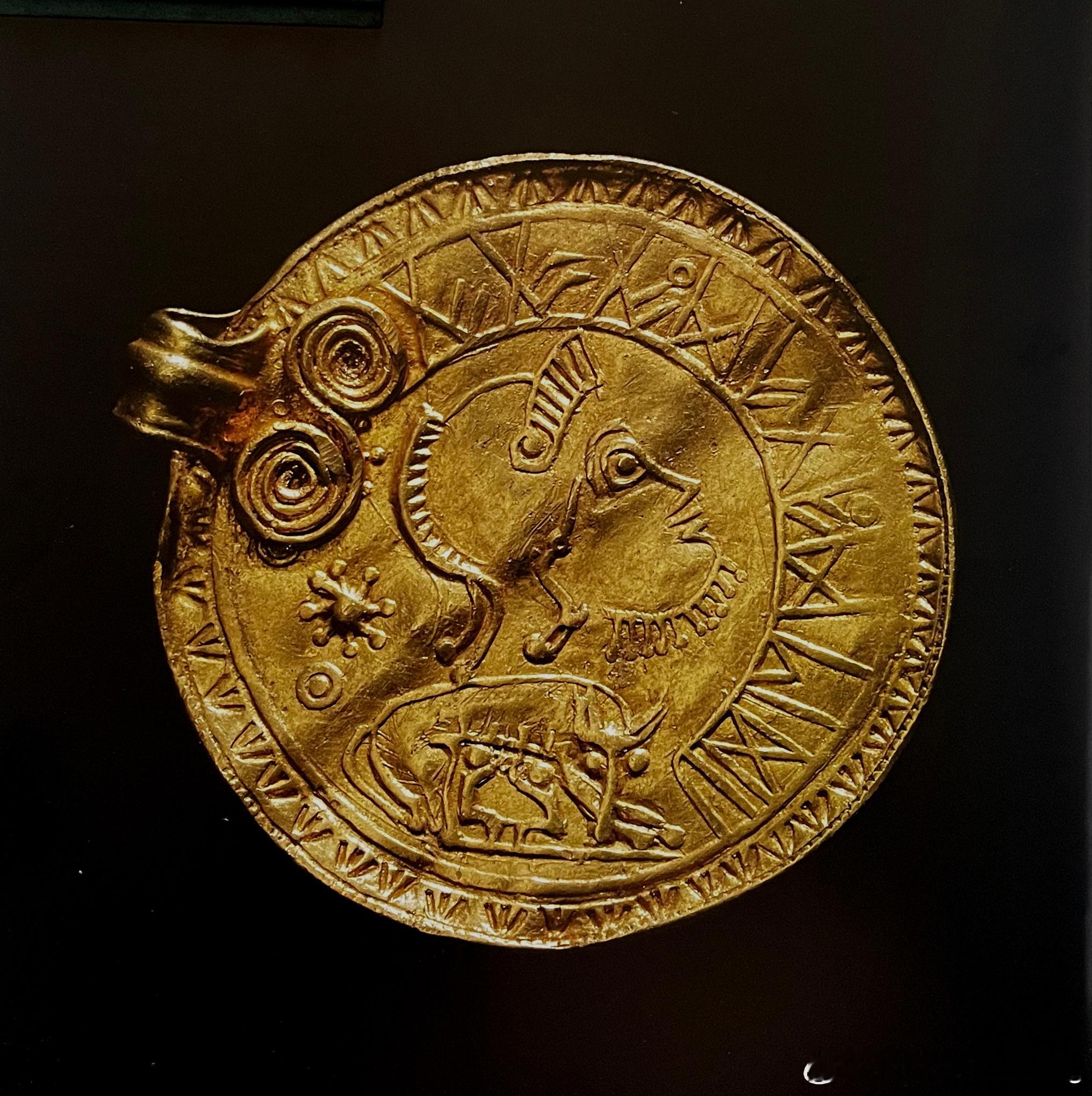 中世纪早期艺术  Early Medieval Art   乌德利叶形币罗马意象