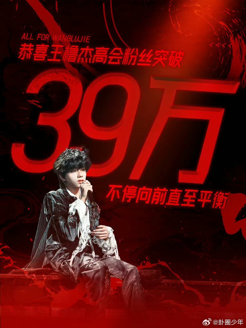 王橹杰粉丝数突破300万王橹杰粉丝突破300万王橹杰微博粉丝破300w，高会粉丝