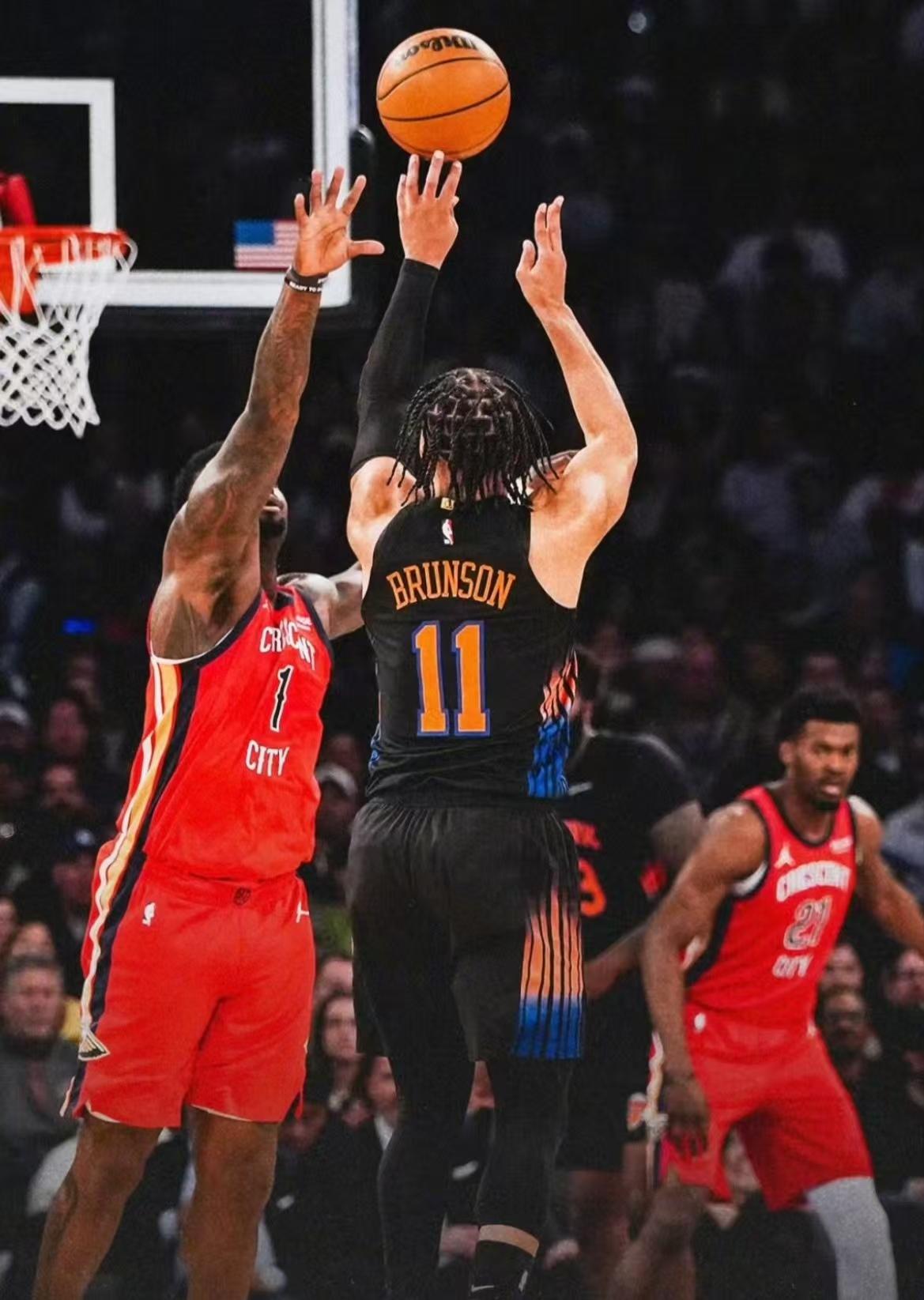 7连胜！尼克斯121-116险胜鹈鹕，四人功不可没
东部第三尼克斯近期豪取6连胜