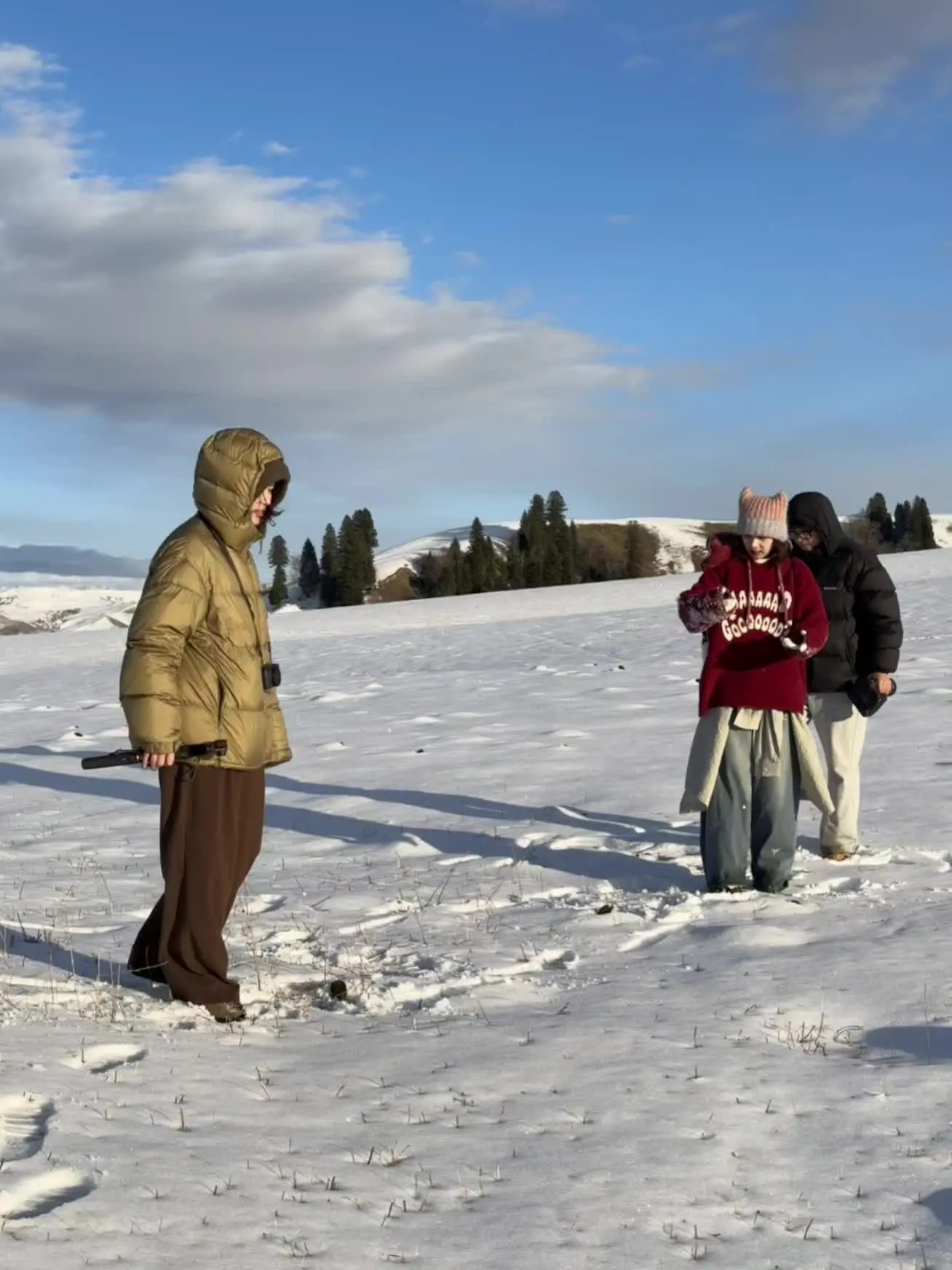 “看到雪突然就疯了” 等了五天等来了恰到好处的雪