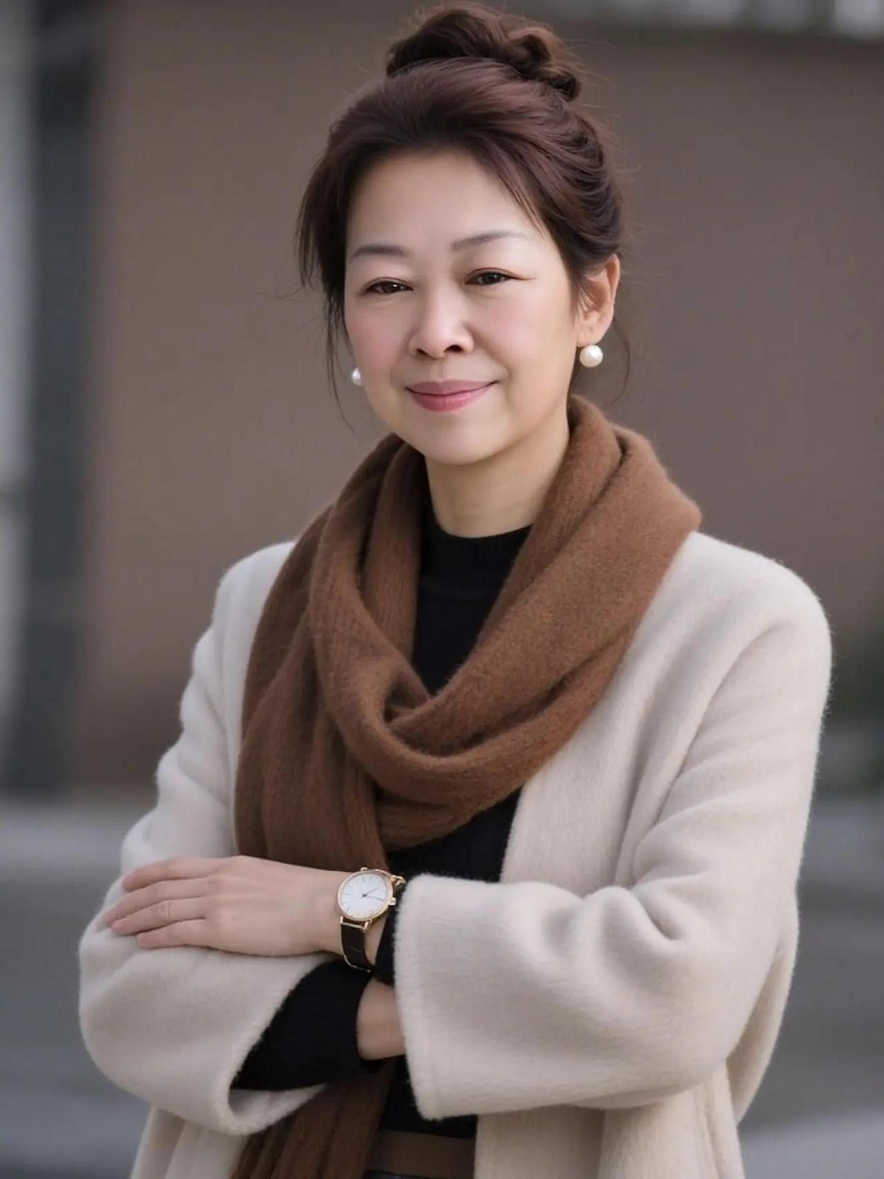 AI暖棕氛围感写真 ai创作 羊绒围巾 每日分享